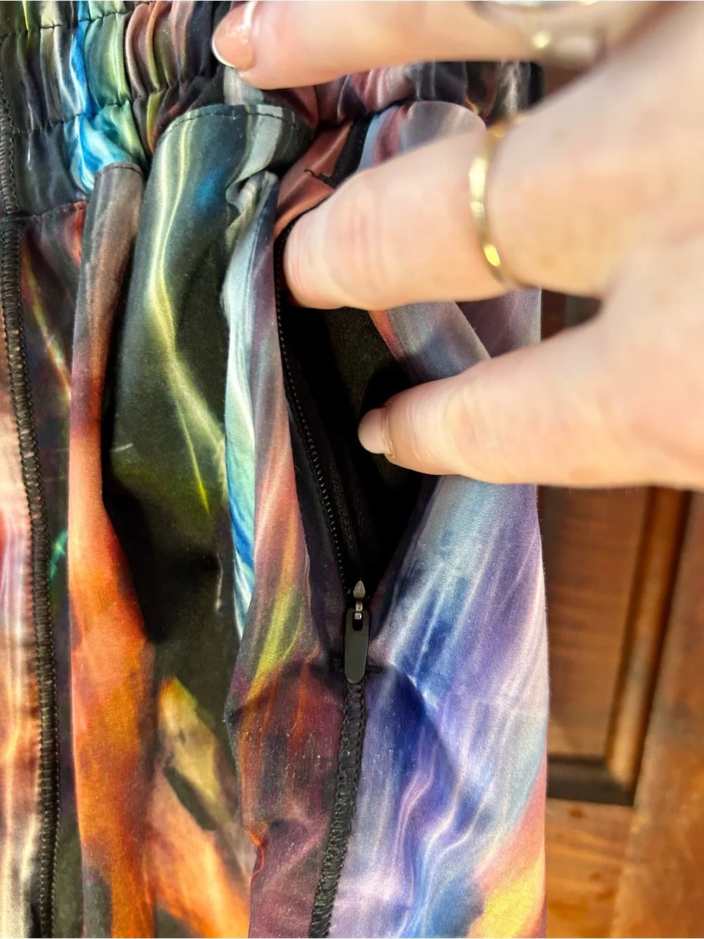 lululemon athletica Hotty Hot Short *High-Rise Long 4”in Chroma Fusion Multi